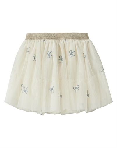 Name it - NMFKira Tulle Nederdel - Antique White